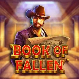 Book Of Fallen game by Pragmatic Play – logo hosted on Clover Casino
