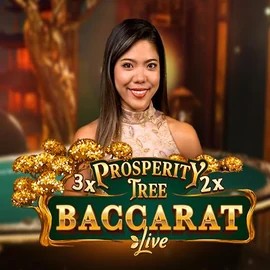 Prosperity Tree Baccarat by Evolution, showcased at clovercasinoo.uk – game logo