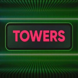 Official Casino Games logo: Towers by Turbo Games at Clover Casino