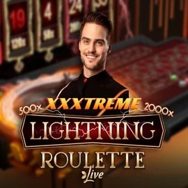 XXXtreme Lightning Roulette logo by Evolution Clover Casino